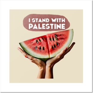 I stand with palestine Posters and Art